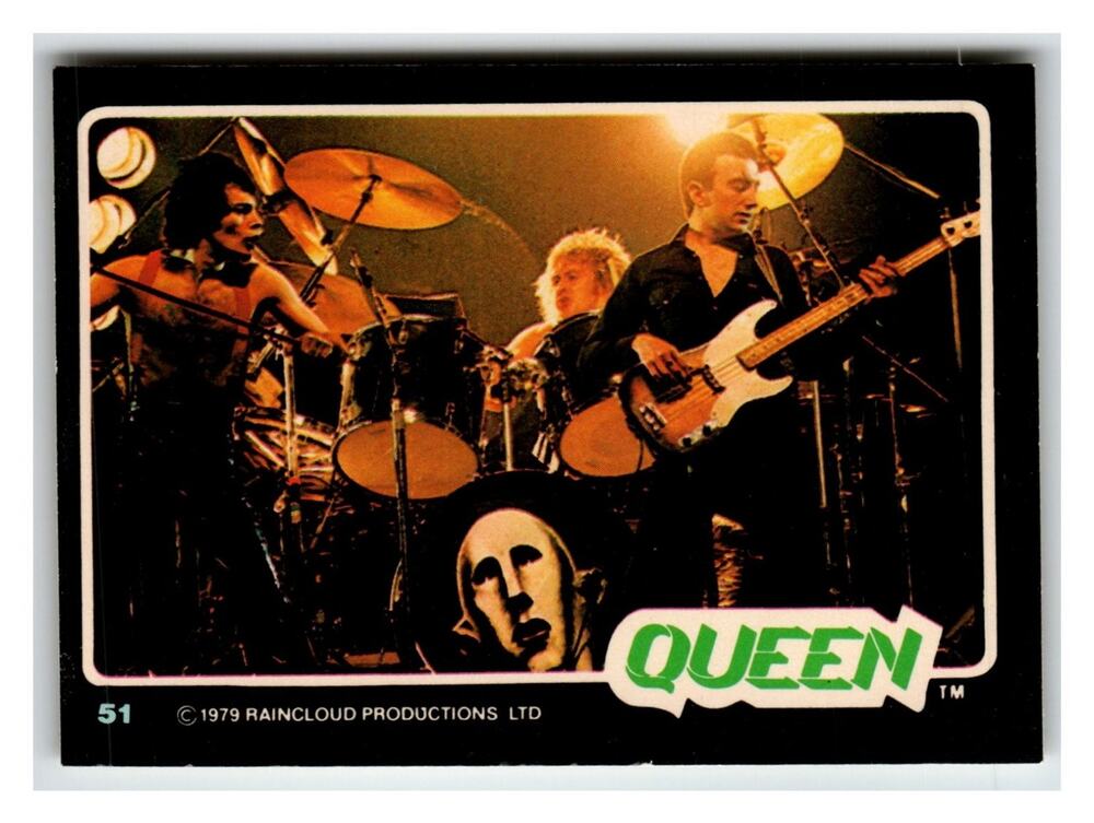 Queen Band Members 1979 Raincloud Productions #51 Rock Stars Series